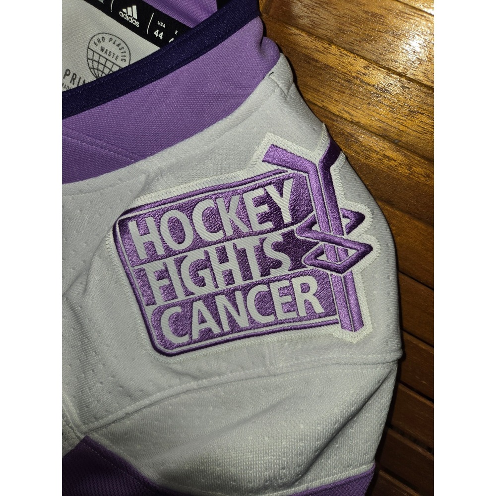 Winnipeg Jets Adidas Authentic Hockey Fights Cancer Jersey White Mens 44 - Picture 4 of 7